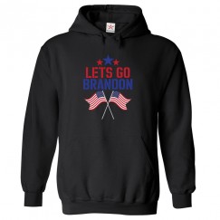 Lets Go Brandon Classic Unisex Kids and Adults Pullover Hoodie For Politics Fans